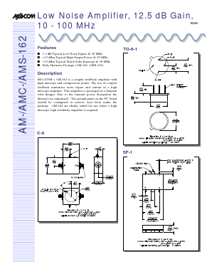AMS-162 Datasheet PDF Tyco Electronics