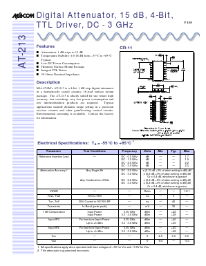 AT-213 Datasheet PDF Tyco Electronics