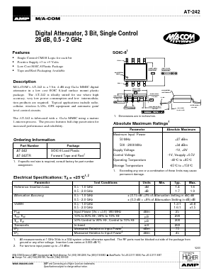 AT-242 Datasheet PDF Tyco Electronics