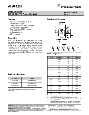 AT90-1263 Datasheet PDF Tyco Electronics