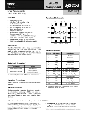 MAAP-008015-001SMB Datasheet PDF Tyco Electronics