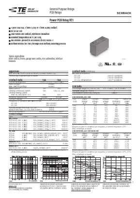 RTD14005R Datasheet PDF Tyco Electronics