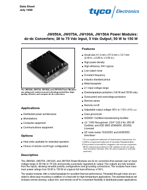 107002750 Datasheet PDF Tyco Electronics