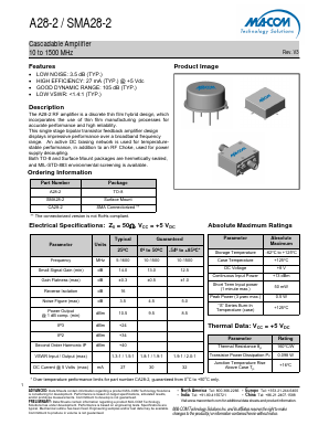 CA28-2 Datasheet PDF Tyco Electronics
