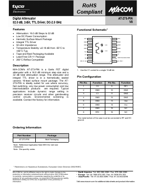 AT-273-PIN Datasheet PDF Tyco Electronics