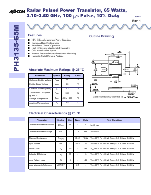 PH3135-65M Datasheet PDF Tyco Electronics