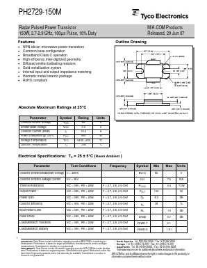 PH2729-150M Datasheet PDF Tyco Electronics