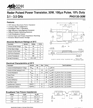 PH3135-30M Datasheet PDF Tyco Electronics