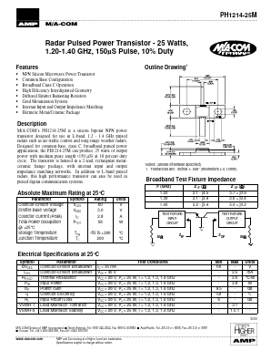 PH1214-25M Datasheet PDF Tyco Electronics