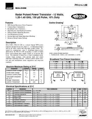 PH1214-12M Datasheet PDF Tyco Electronics
