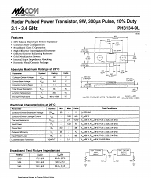 PH3134-9L Datasheet PDF Tyco Electronics