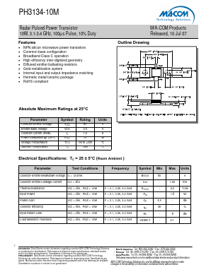 PH3134-10M Datasheet PDF Tyco Electronics