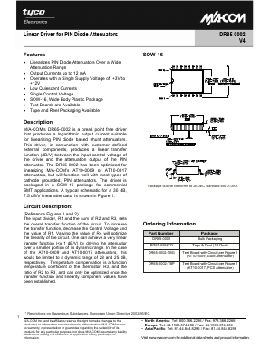DR65-0002 Datasheet PDF Tyco Electronics