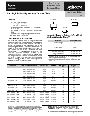 MAVR-002300-1146FT Datasheet PDF Tyco Electronics