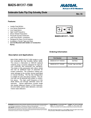 MADS-001317-1500 Datasheet PDF Tyco Electronics