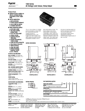 1350-2C-100.0 Datasheet PDF Tyco Electronics