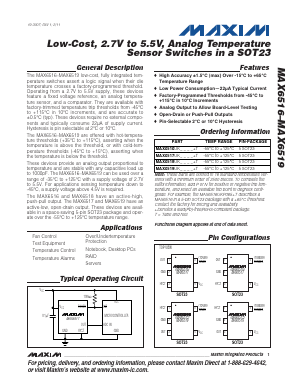 MAX6517UK Datasheet PDF Maxim Integrated