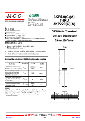 3KP10A-AP Datasheet PDF Micro Commercial Components