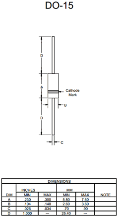 1N5396 Datasheet PDF Micro Commercial Components