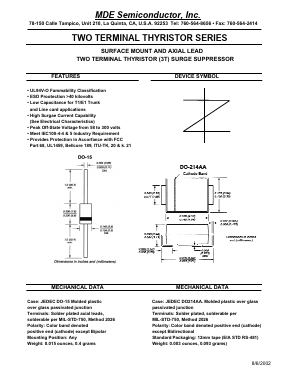 3T180A Datasheet PDF MDE Semiconductor