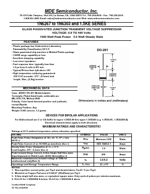 1N6267 Datasheet PDF MDE Semiconductor