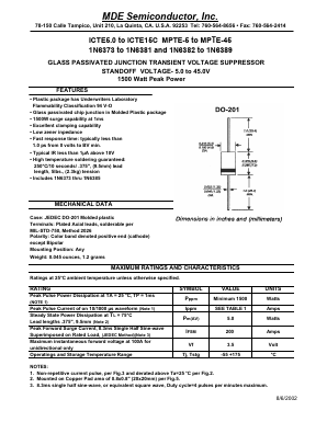MPTE-8C Datasheet PDF MDE Semiconductor