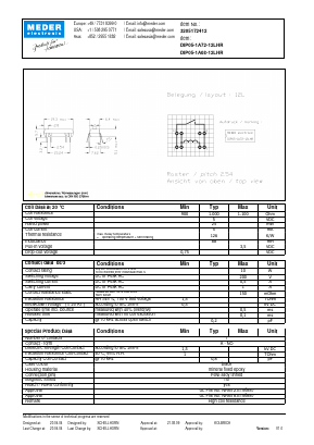 DIP05-1A66-12LHR Datasheet PDF Meder Electronic