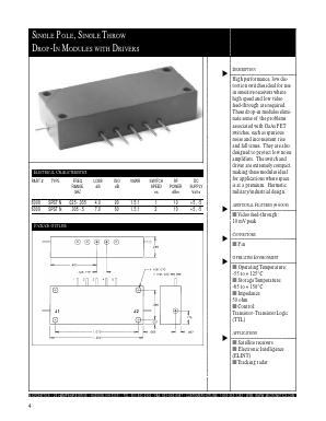 6009 Datasheet PDF Micronetics, Inc.