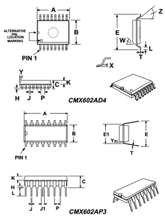 CMX602AP3 Datasheet PDF MX-COM Inc 