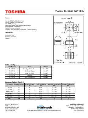 TLPGU1102 Datasheet PDF Marktech Optoelectronics