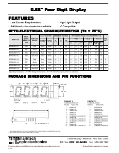 MTN2456-11C Datasheet PDF Marktech Optoelectronics