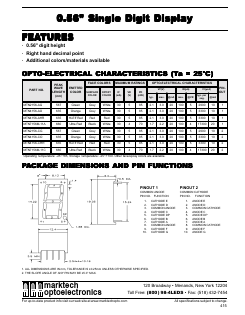 MTN4156-CHR Datasheet PDF Marktech Optoelectronics
