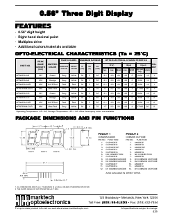 MTN2356-CG Datasheet PDF Marktech Optoelectronics