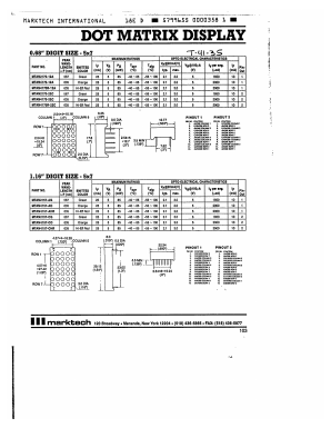 MTAN4710R-22C Datasheet PDF Marktech Optoelectronics
