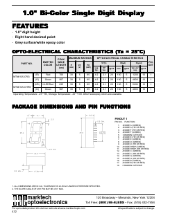 MTN6125-CRG Datasheet PDF Marktech Optoelectronics