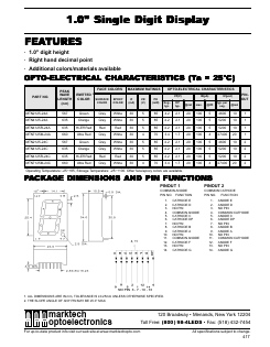 MTN4125-24C Datasheet PDF Marktech Optoelectronics