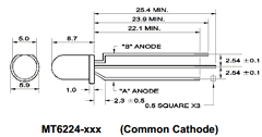 MT6224-URUG Datasheet PDF Marktech Optoelectronics