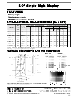 MTN7151M-CUR Datasheet PDF Marktech Optoelectronics