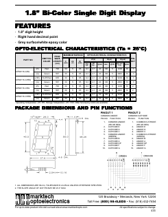 MTN6118-CHRG Datasheet PDF Marktech Optoelectronics