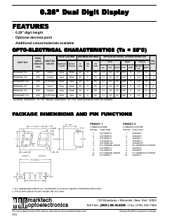 MTN4228R-11A Datasheet PDF Marktech Optoelectronics