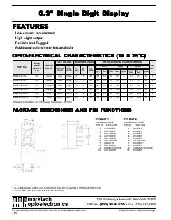 MTN4132R-12C Datasheet PDF Marktech Optoelectronics