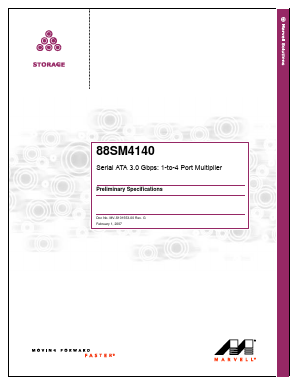 88SM4140 Datasheet PDF Marvell Semiconductor