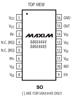 MAX4445ESE Datasheet PDF Maxim Integrated