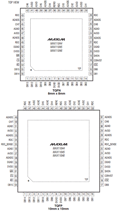 MAX11046BECB-T Datasheet PDF Maxim Integrated