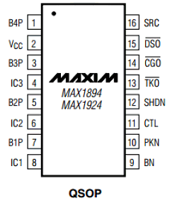 MAX1924X Datasheet PDF Maxim Integrated