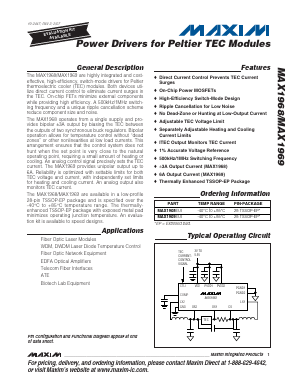 MAX1968 Datasheet PDF Maxim Integrated