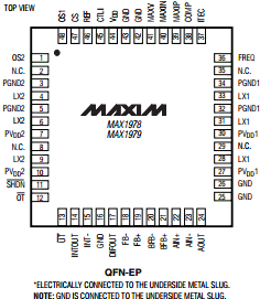 MAX1978 Datasheet PDF Maxim Integrated