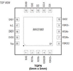 MAX31865ATP-T Datasheet PDF Maxim Integrated