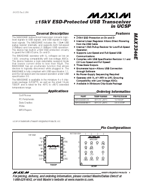 MAX3346E Datasheet PDF Maxim Integrated
