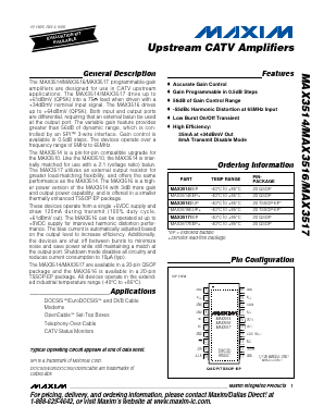 MAX3514EEP Datasheet PDF Maxim Integrated